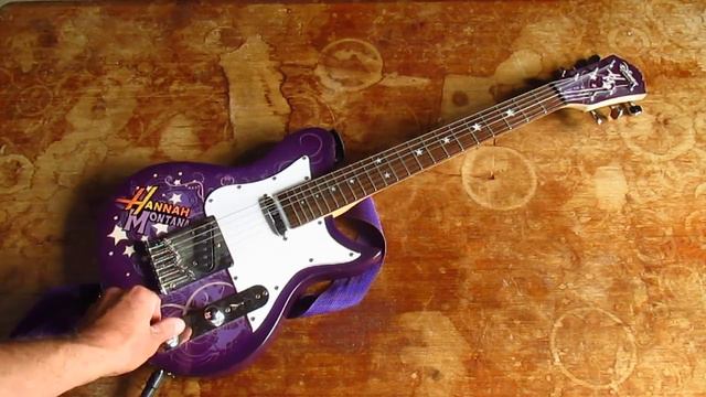 PLAYING GG ALLIN on the WASHBURN DISNEY HANNAH MONTANA ELECTRIC GUITAR! смотреть онлайн
