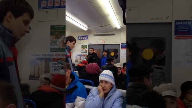 электричка Владимир- Москва, 29.11.2013