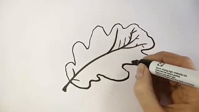 Как быстро и просто нарисовать ОСЕННИЙ ЛИСТ/How to draw LEAVES for children.#BerryKids смотреть онлайн