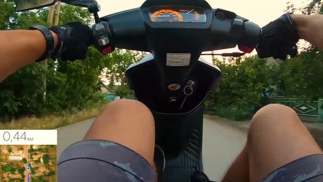 Личный Рекорд Езды на Заднем - Почти КИЛОМЕТР !!! Yamaha Super Jog ZR. Stunt on Yamaha Super Jog ZR смотреть онлайн