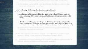 Rule 26: Fishing Vessels | Lights & Shapes In Depth