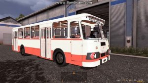 eurotrucks2 ЛИАЗ 677 запуск двигателя