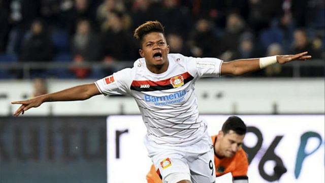 Chelsea target Leon Bailey scores Bayer Leverkusen brace смотреть онлайн