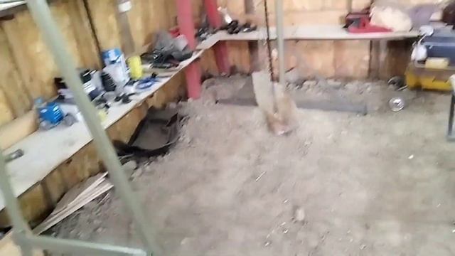 Кран козловой, кран-балка в гараж своими руками из лома металла, даром, высота 2,2 м ширина 3 м. смотреть онлайн