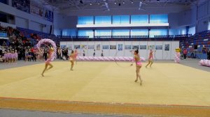 Художественная гимнастика.  Луганские зори - 2017. Команда СДЮСШОР - 5 обручей