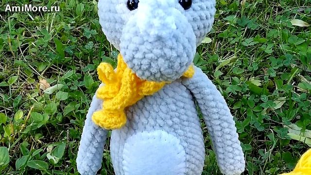Амигуруми: схема Носорога. Игрушки вязаные крючком - Free crochet patterns. смотреть онлайн