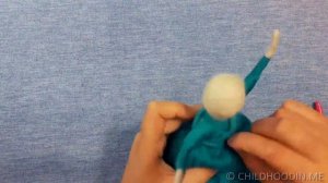 Waldorf Wool Fairy - Needle Felting Complete Timelapse