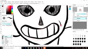 Sans en manga SPEEDPAINTING (firealpaca)