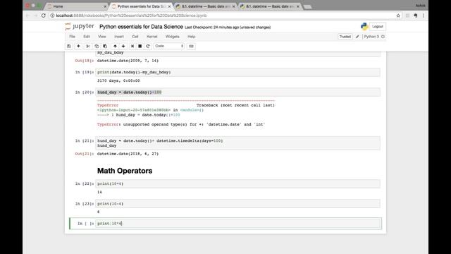 Data Science Tutorials - Module 1- Part 2 - Python for Data Science - Python Essentials - 1