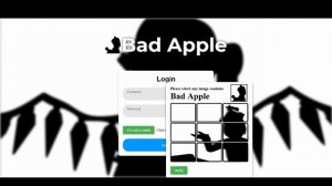 Bad Apple But It's on Captcha