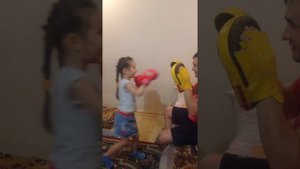 Тренировка для детей по боксу дома