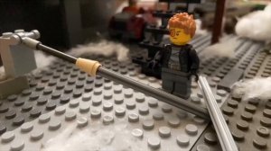 Терминатор в стиле Лего! Фрагмент из фильма Терминатор Судный день! The terminator in LEGO style!