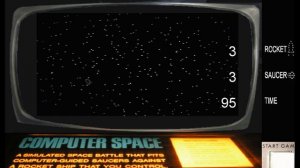 Computer space. Самая первая видеоигра со звуком 1971 года