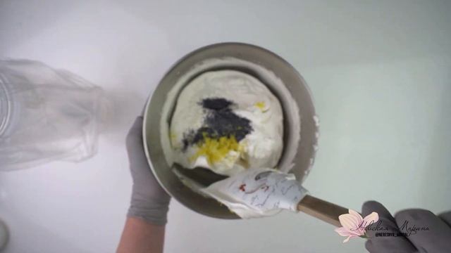 Зефир яблочный с маком и цедрой лимона