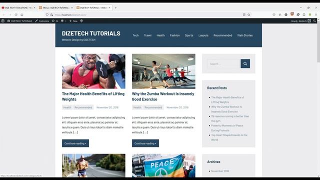 How to Add / Edit / Delete Menu links items in WordPress | Full tutorial Menu and Sub Menu #dizetec смотреть онлайн