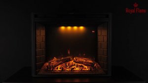 Электрический очаг Royal Flame Emerald: обзор пламени