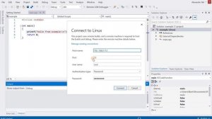 отладка и запуск программ на c++ в Visual Studio для Linux