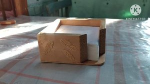 Поделки из дерева, салфетница, вазочка. Куличи