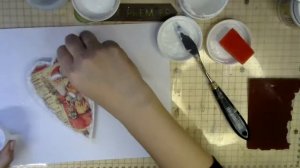 Декупаж новогодней игрушки