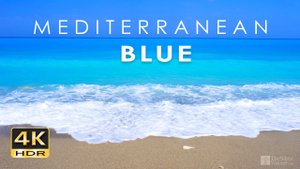 Средиземноморская лазурь - Разбивающиеся морские волны - Звуки океанского прибоя