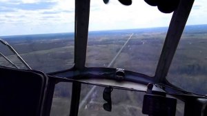 Взлет вертолета из кабины МИ-8 глазами пилотов