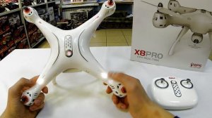 НОВИНКА ГОДА! Квадрокоптер Syma X8PRO с GPS и управляемой камерой!