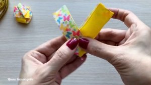 DIY?Девочки в Восторге от этих Заколочек / Заколки для волос своими руками МК Бантики из лент.