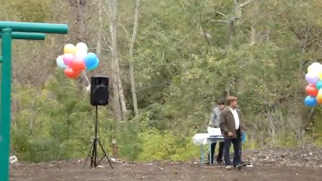 Открытие спортивной площадки в поселке Кузнечный.