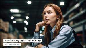 Хочу vs Надо. Долг vs Свобода. Освобождение от чувства вины и долга, выстраивание личных границ