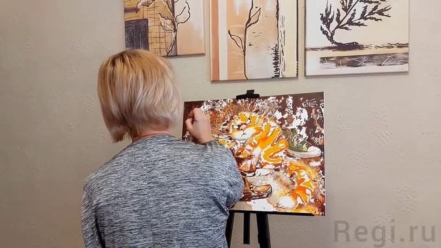 Картина по номерам 40х50 "Сердитый кот" смотреть онлайн