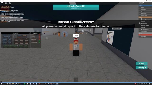 *NEW* Roblox Prison Life Gui - 02hacks Prevail X | Synapse X смотреть онлайн