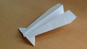 Как сделать бумажный самолётик «Кальмар» | Оригами для детей
