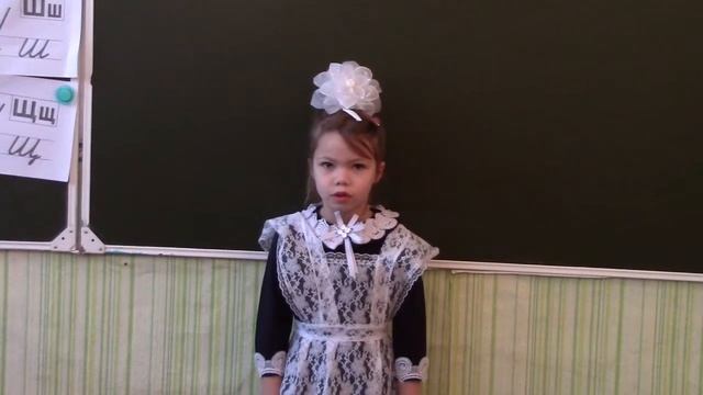 Перемитько Богдана читает стихотворение Елены Шаламоновой "Защитникам Отечества" смотреть онлайн