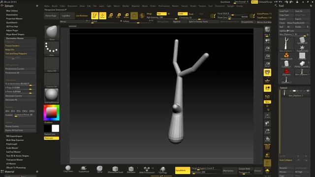 LOW POLY для игр за 10 минут в Zbrush. Гайд по zbrush low poly art смотреть онлайн