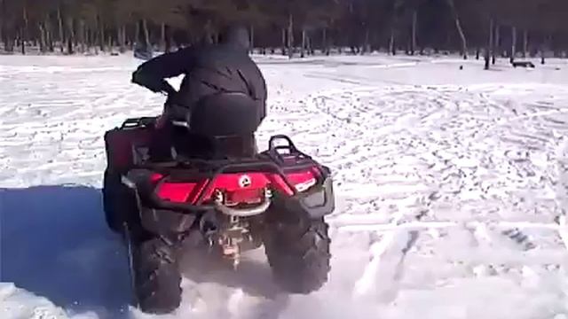 Зимние покатухи на Can Am MAX 800 XT