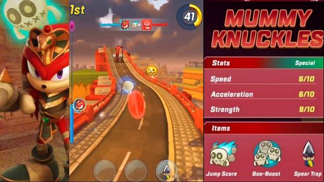 Sonic Forces Mobile - ANÁLISE Mummy Knuckles Novo personagem update + gameplay смотреть онлайн