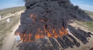 42000000 старых покрышек в Аравийской пустыни ждут своей переработки/Как это делается