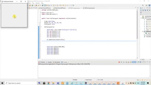 Card Layout in Java Graphical User Interface (GUI) смотреть онлайн
