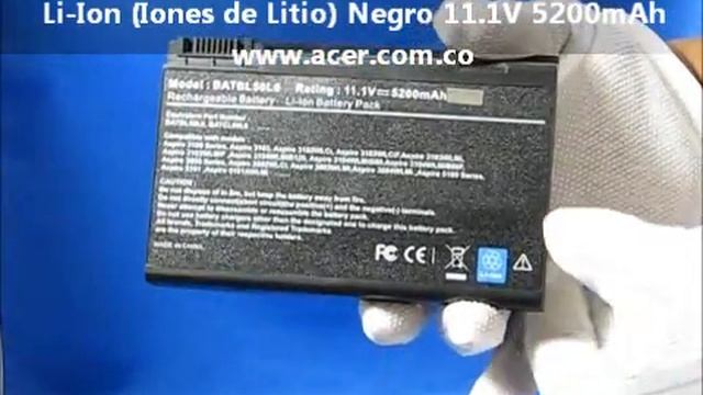 Bateria 6 Celdas Acer BATBL50L6 BATBL50L8H Li-Ion (Iones de Litio) Negro 11.1V 5200mAh смотреть онлайн