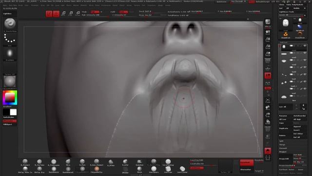 How to Sculpt Lips/ Mouth - ZBrush Tutorial