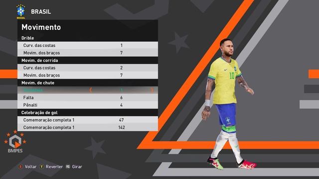 PES 2021 - NEW FACE AND HAIR NEYMAR JR 2023 - 4K