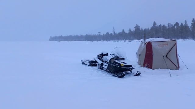 Зимняя рыбалка на верхнетуломском водохранилище. смотреть онлайн
