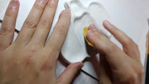 Палитра для акварели из самозатвердевающей глины в виде тыквы. Осенний МК