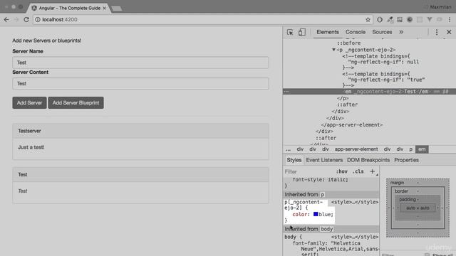 5. Components & Databinding Deep Dive - Angular - 9 Understanding View Encapsulation