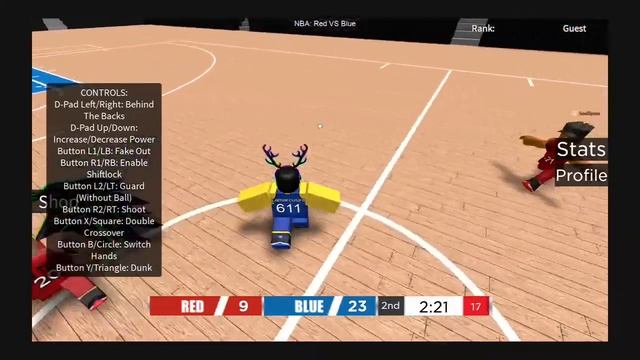 Playing Roblox In NBA Red Vs Blue Basketball смотреть онлайн