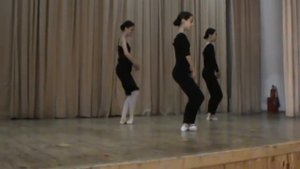 Аллегро. Прыжки. Па де Баск, пошаговая отработка, старшая группа 10-13 лет.