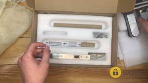 Электронный замок на входную пластиковую дверь с Wi-Fi и приложением на телефоне. Модель LT-KFB001S