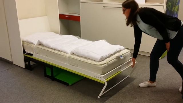 Идея для комнаты для подростка - Шкаф Кровать со столиком смотреть онлайн