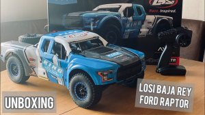 Unboxing NEW Losi Baja Rey V2 Ford Raptor - ЛУЧШИЙ ТРОФИ ТРАК! | LOSI