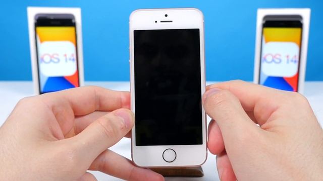 ⚠️Как установить iOS 14 на iPhone SE. Быстро и просто. Как обновить iPhone SE на iOS 14. смотреть онлайн